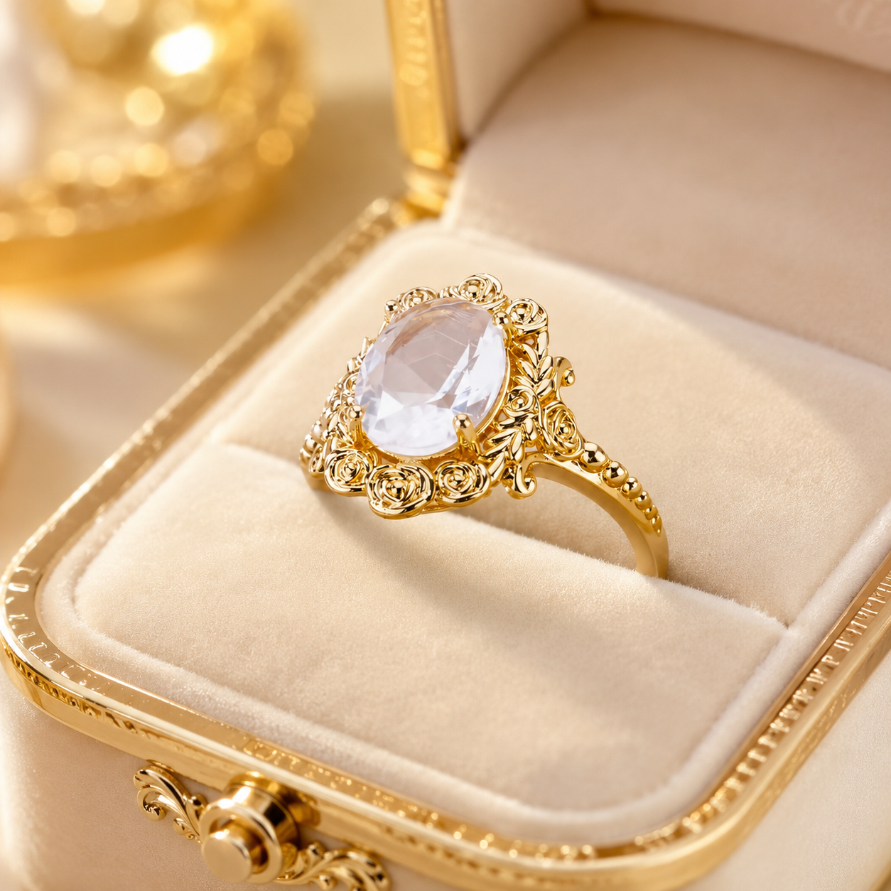 Bague rose