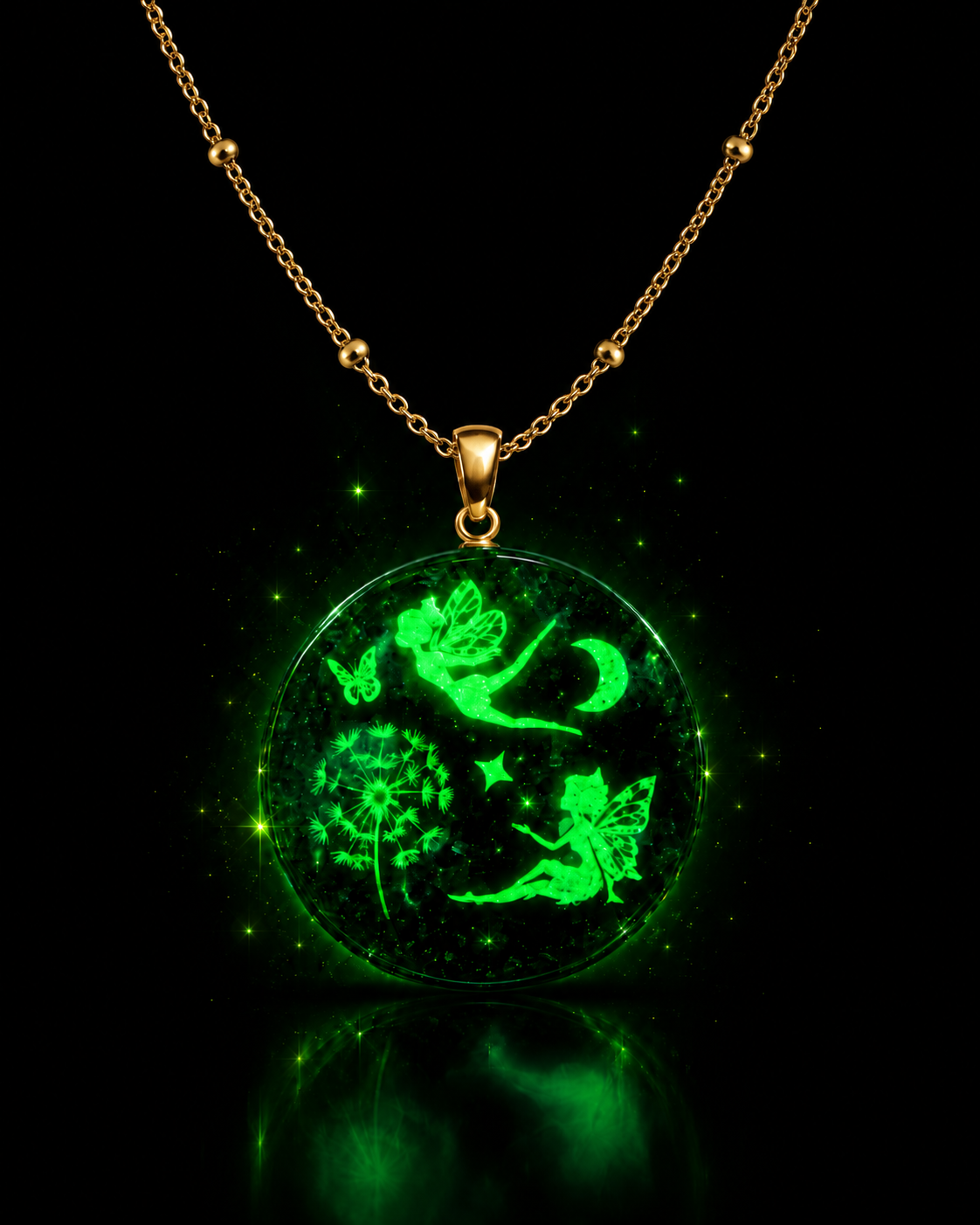 Collier de la fée planissette avec la fée mina