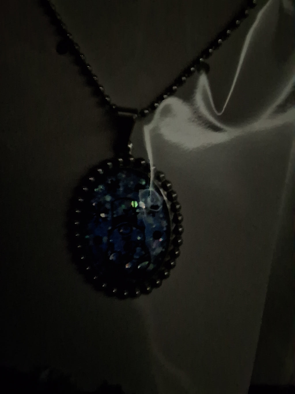 Collier lutin pere noel