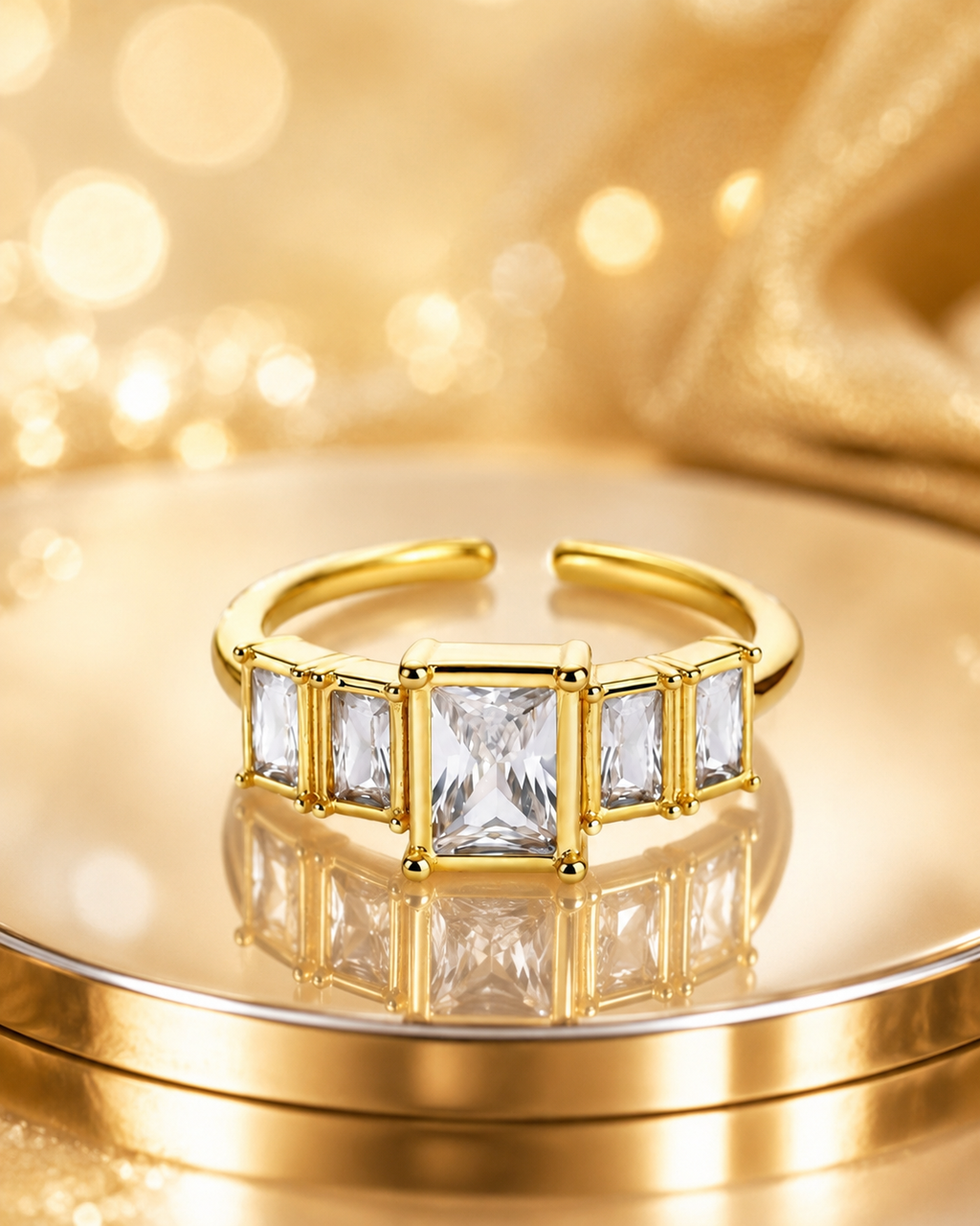 Bague Éclat royal 5 oxydes