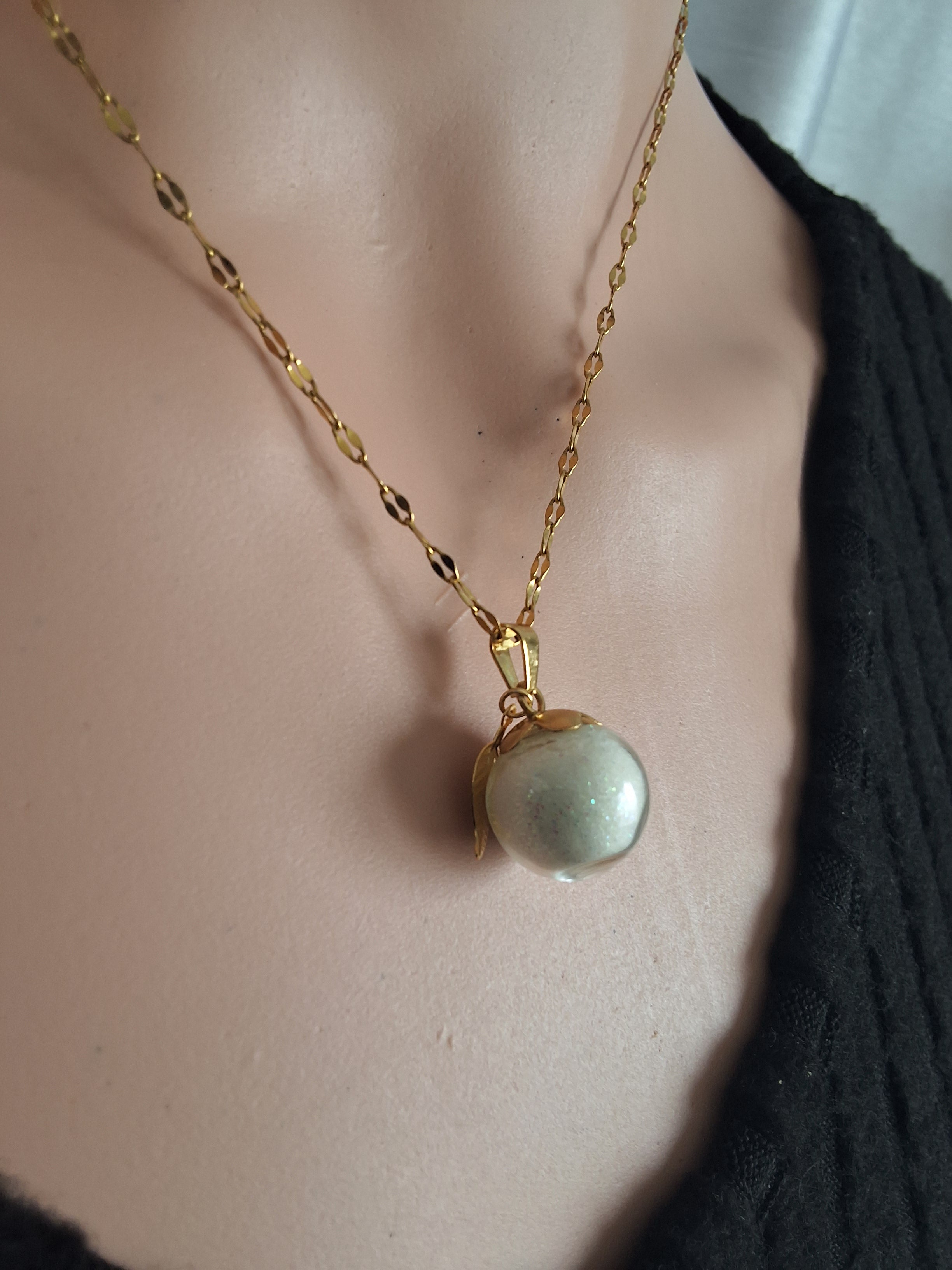Collier mandarine orange