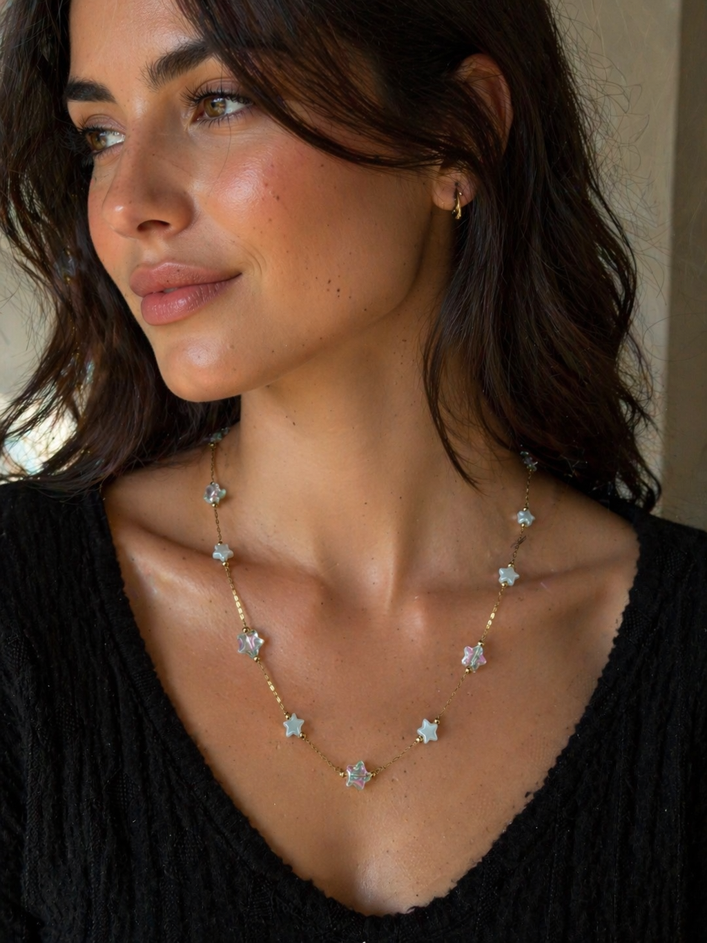 Collier pluie d’étoiles