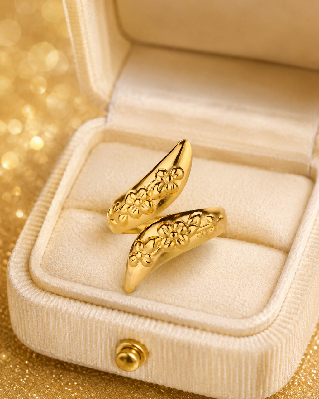 Bague fleur éternelle