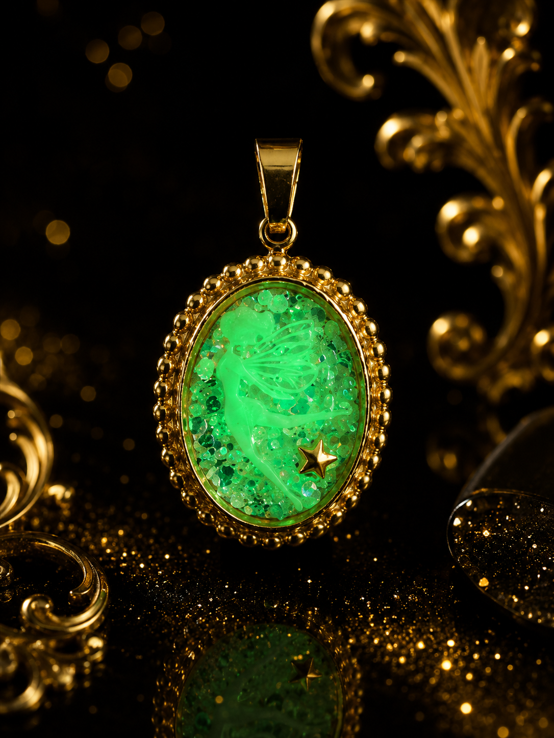 Collier Planissette – Fée lumineuse aux petits cristaux transparents