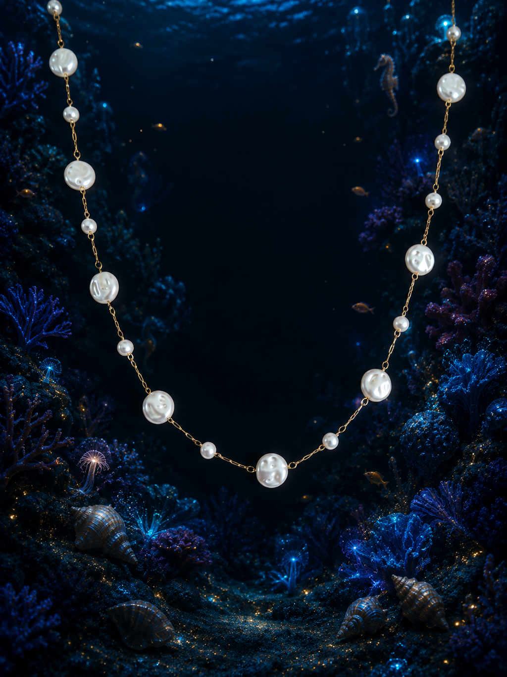 Collier Nacré — Éclats de Lune