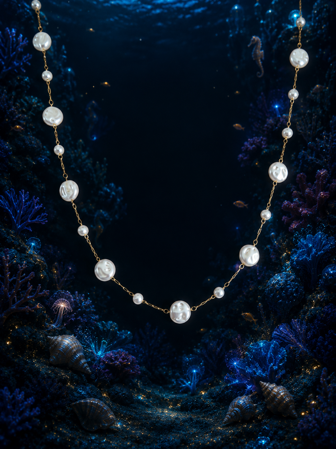 Collier Nacré — Éclats de Lune