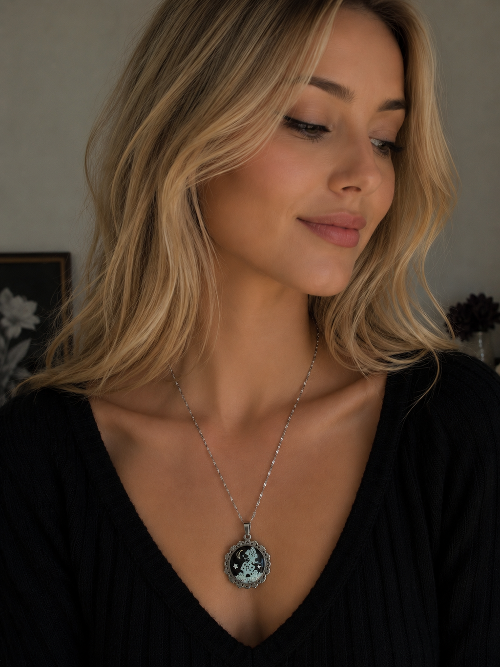Collier de la fée félicia sur petite perle magique