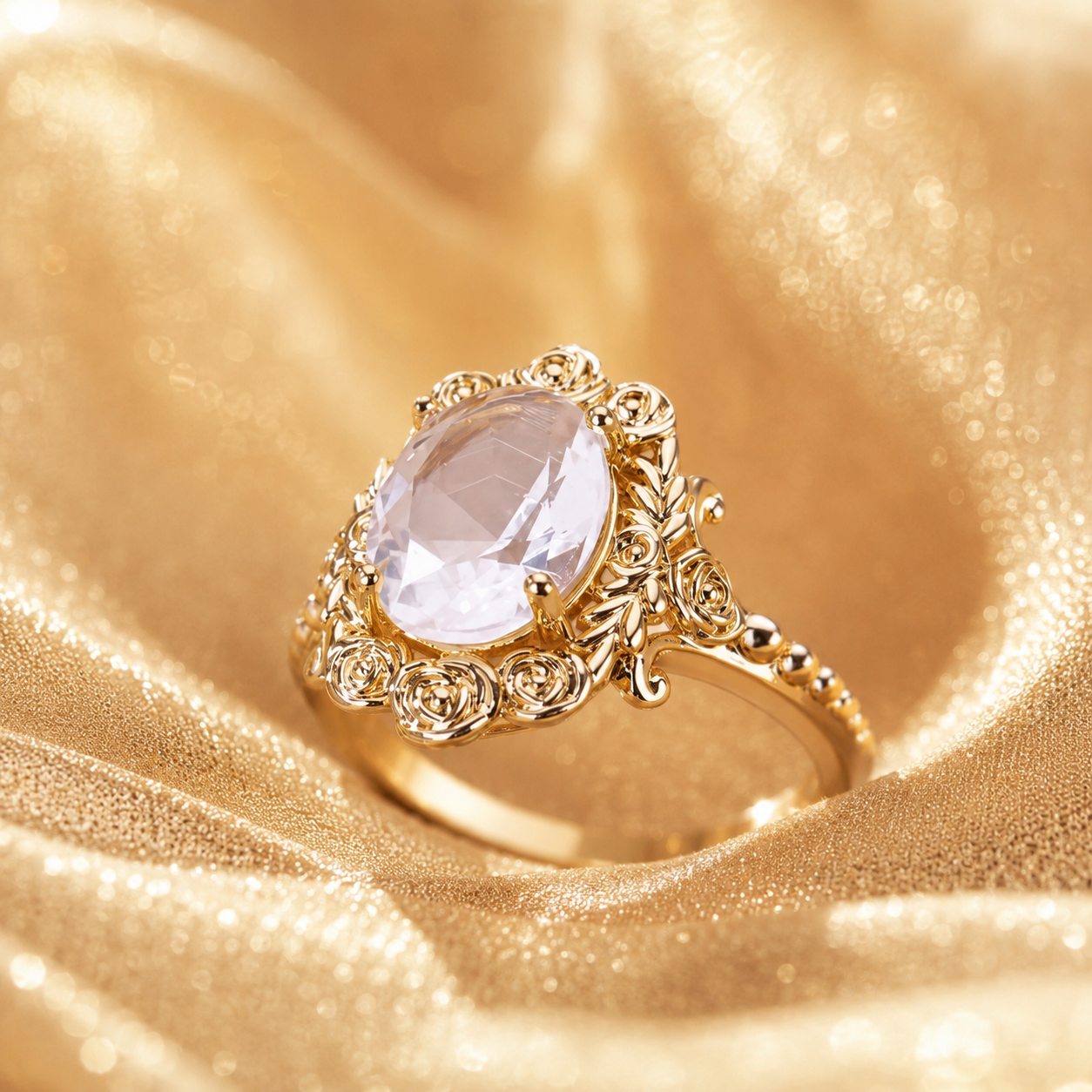 Bague rose