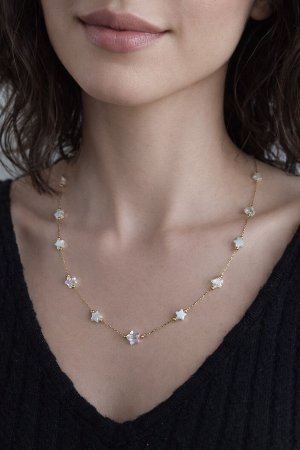 Collier pluie d’étoiles
