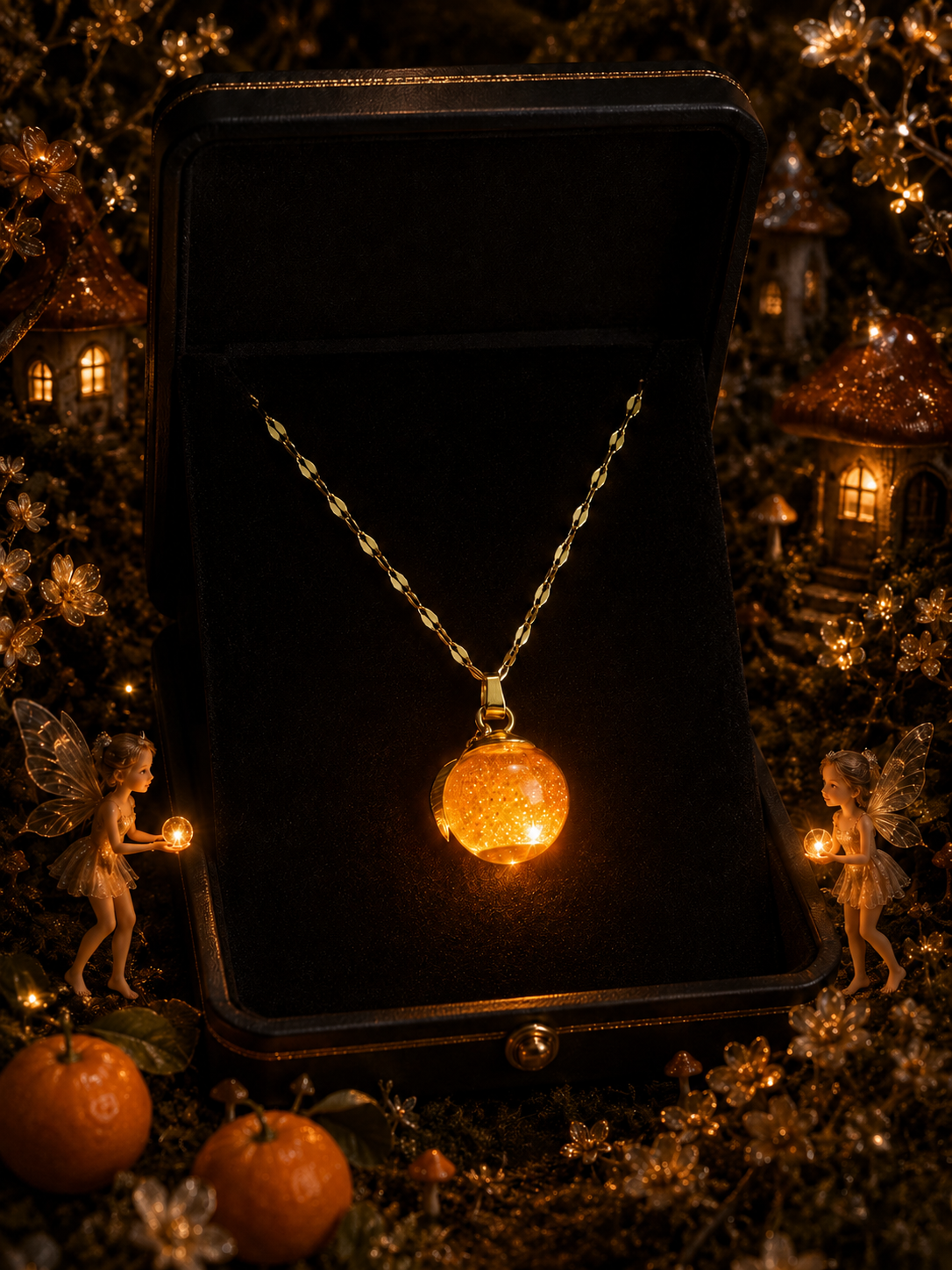 Collier Mandarine — Lueur d’Orange