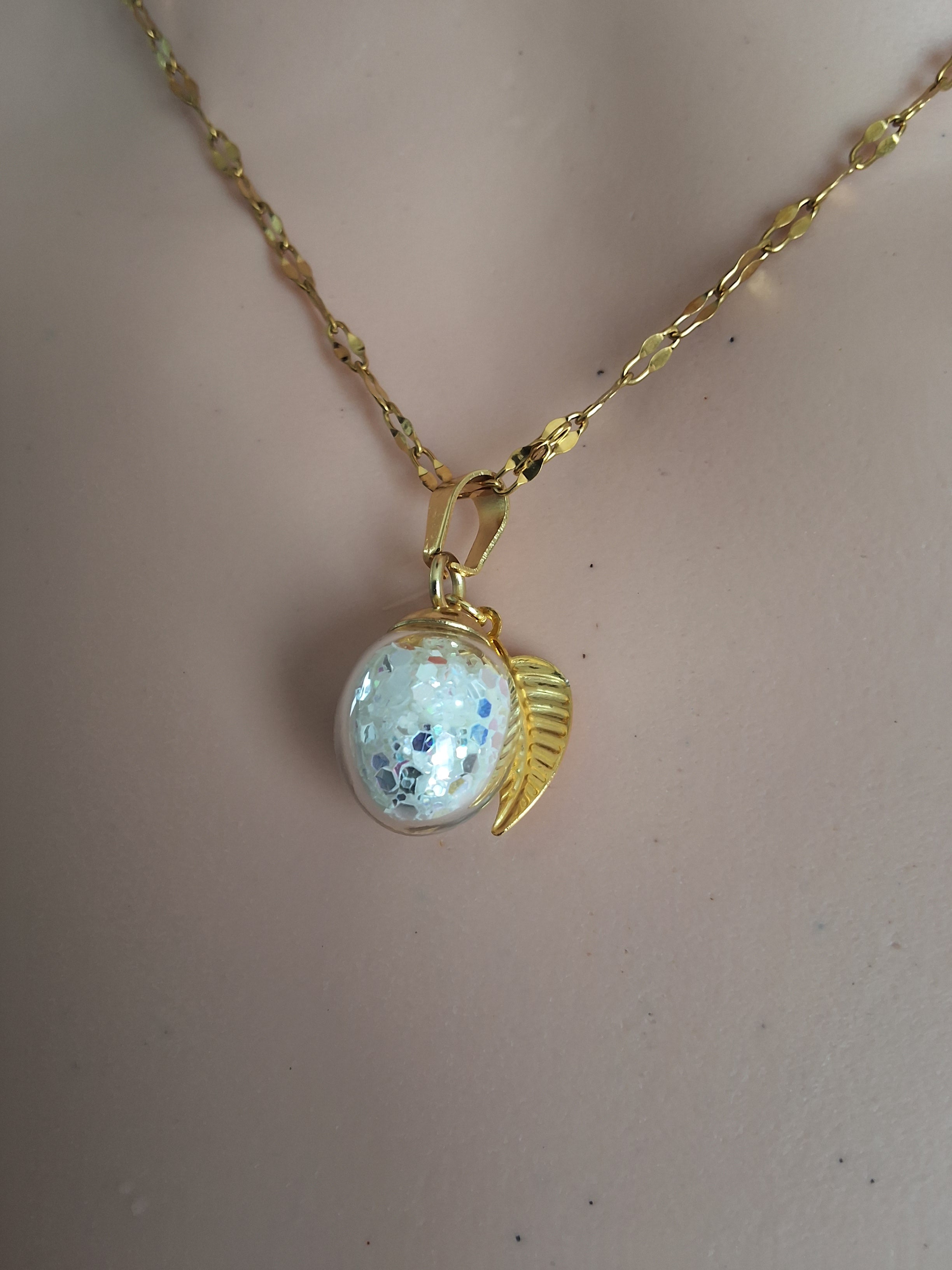 Collier Prune verte