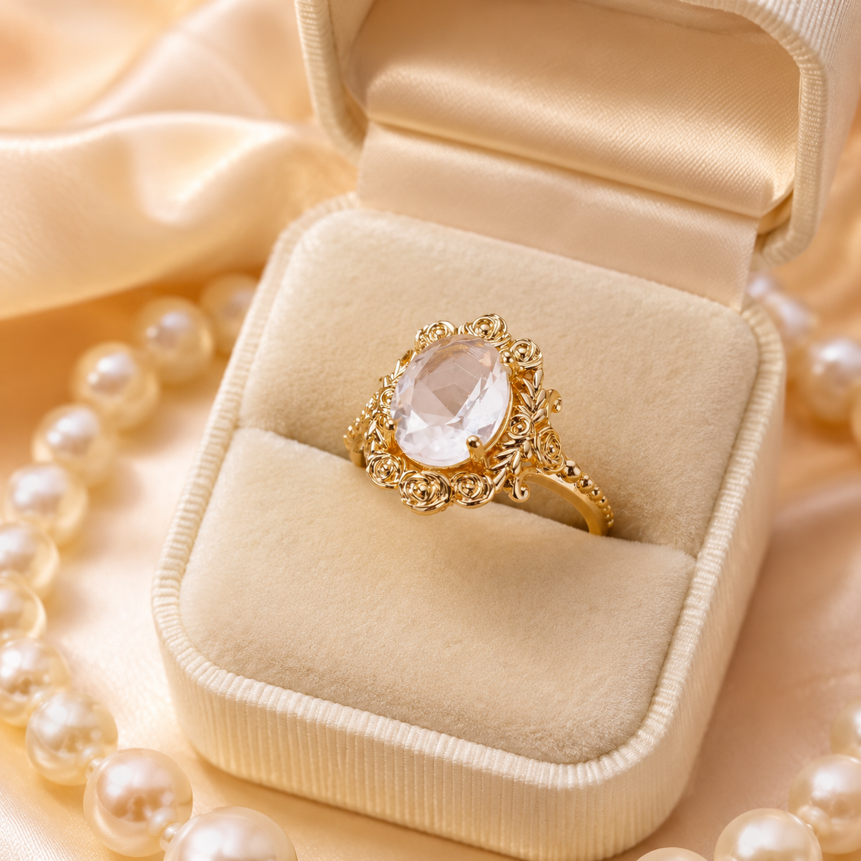 Bague rose