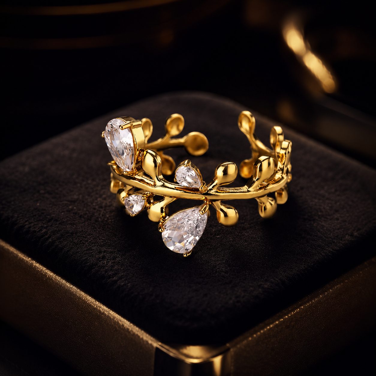 Bague floral