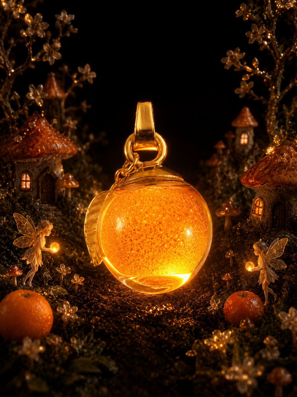Collier Mandarine — Lueur d’Orange
