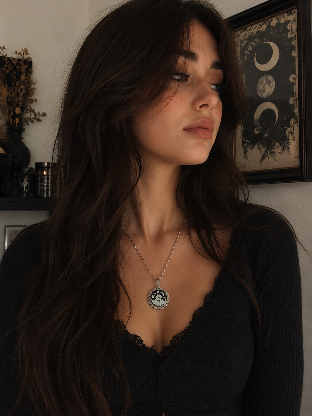 Collier avec petite perle magique champihome