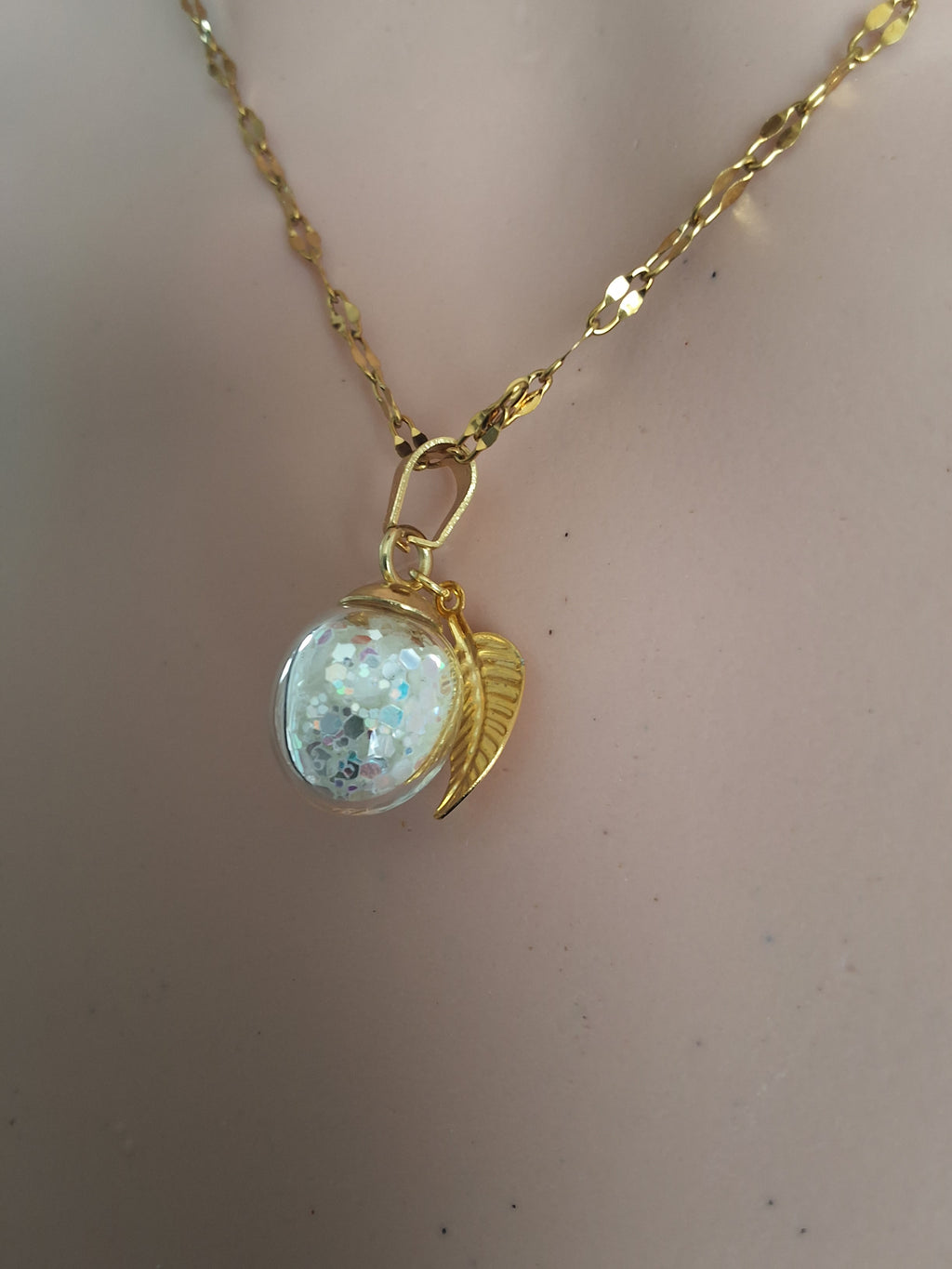 Collier Prune verte