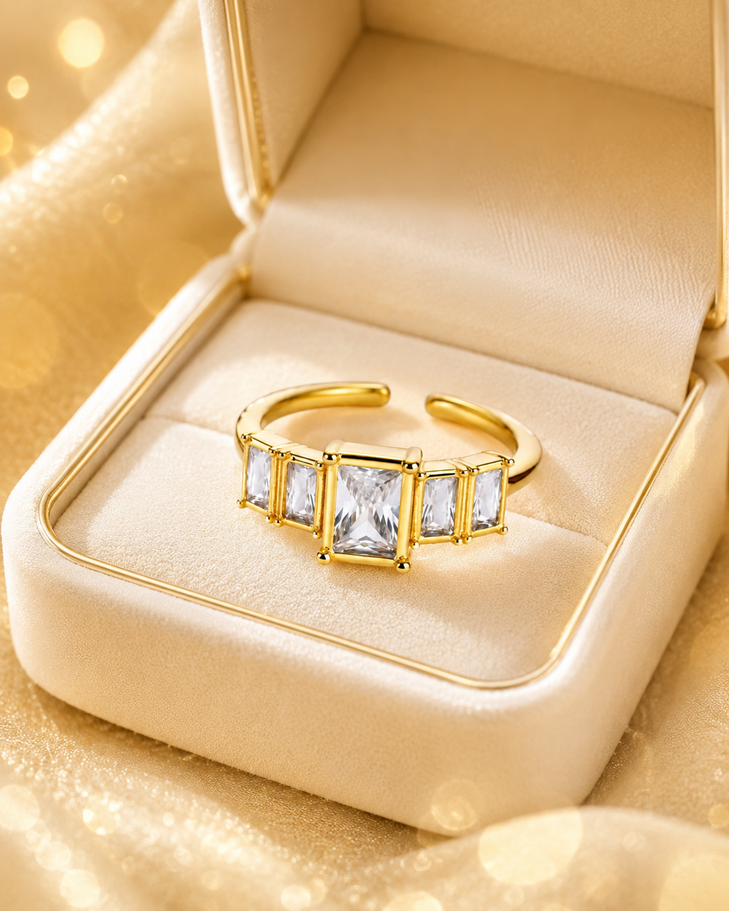 Bague Éclat royal 5 oxydes