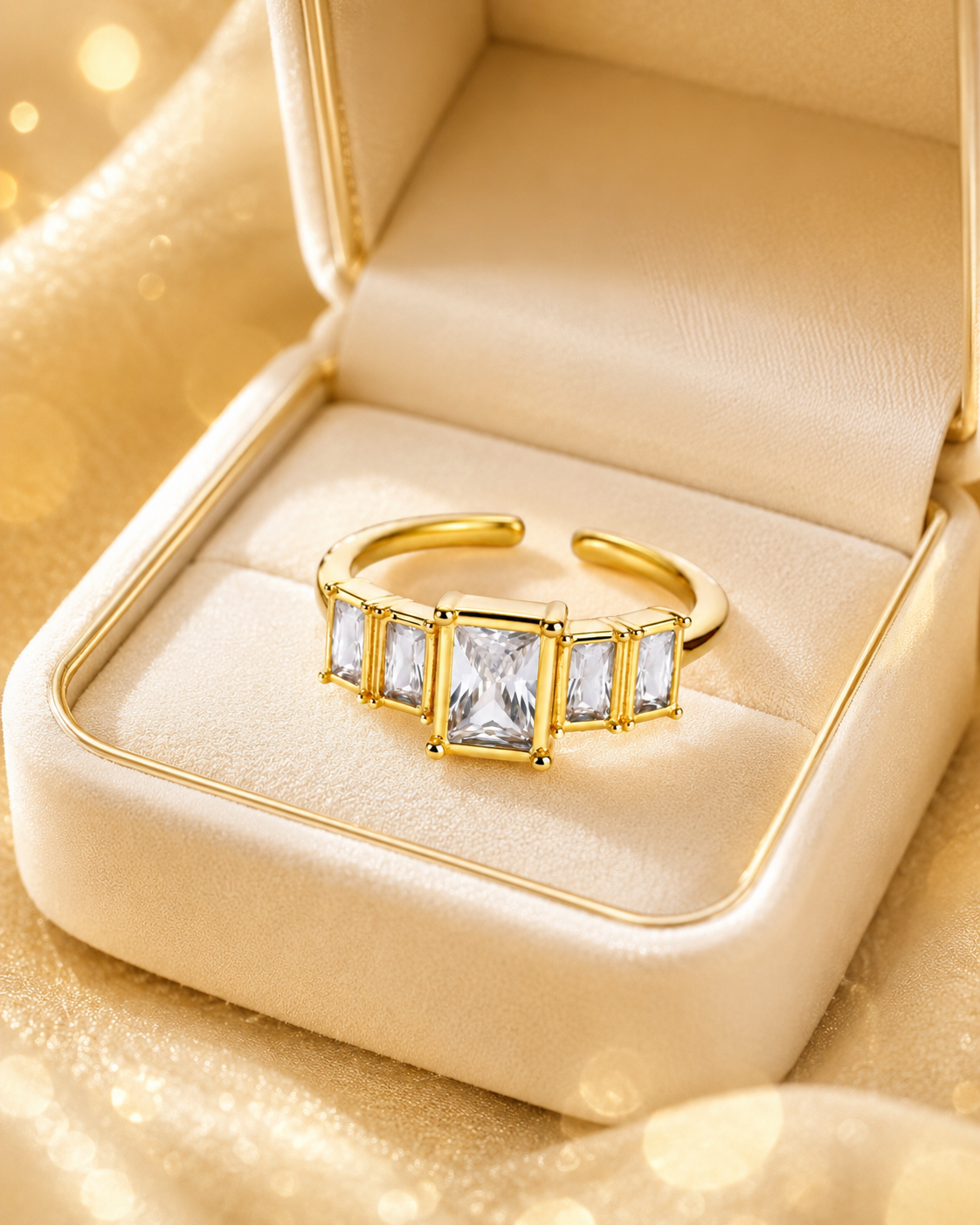 Bague 5 oxydes