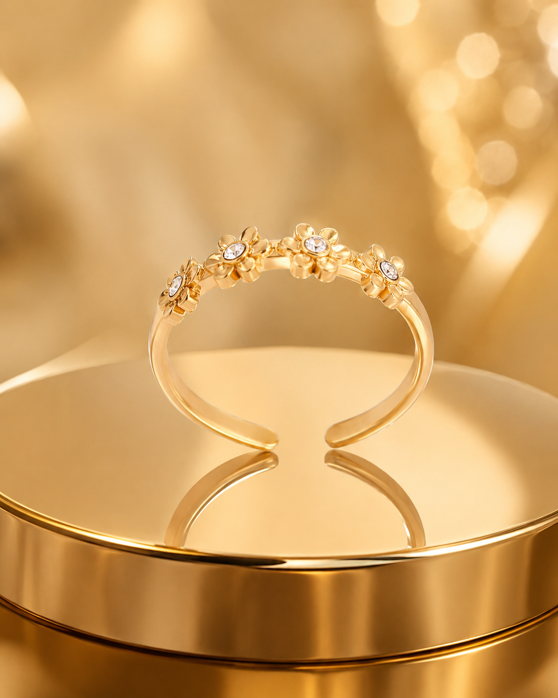 Bague 4 fleures