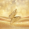 Bague double floral