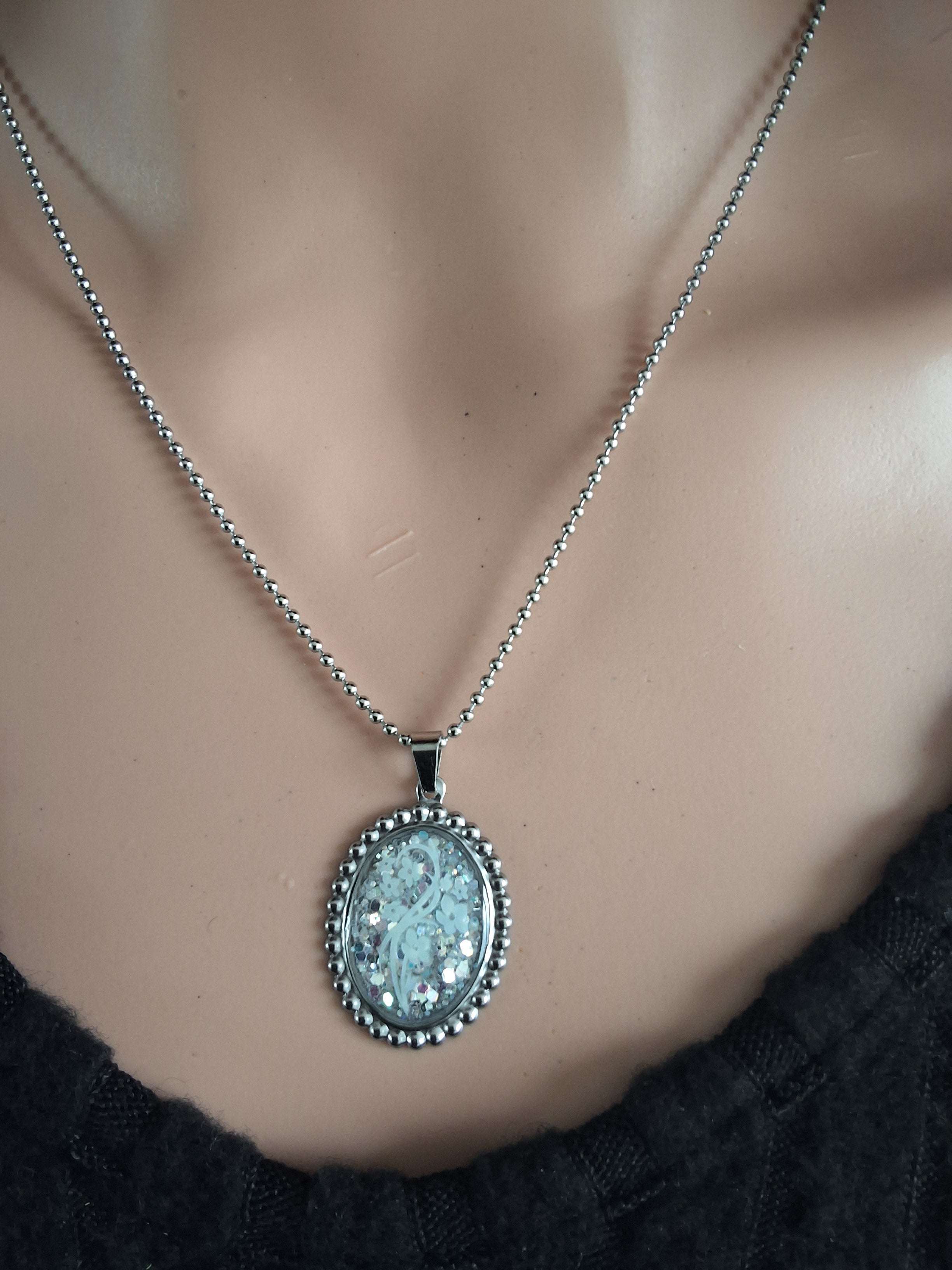 Collier fleurs