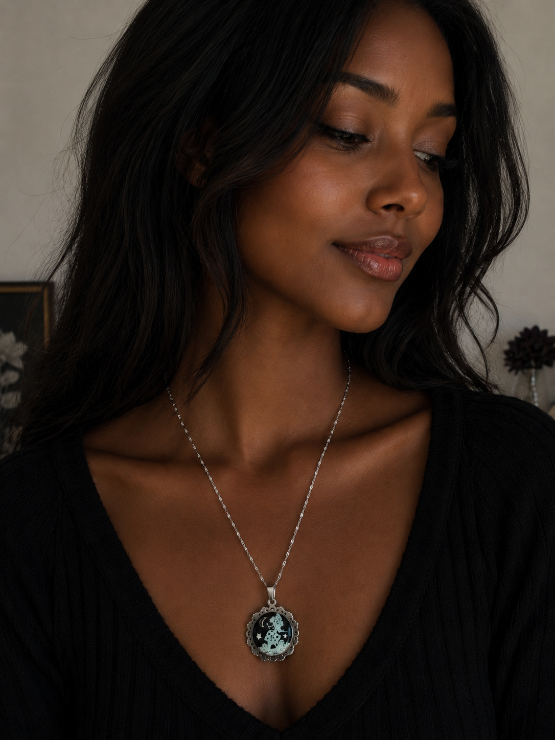Collier de la fée félicia sur petite perle magique