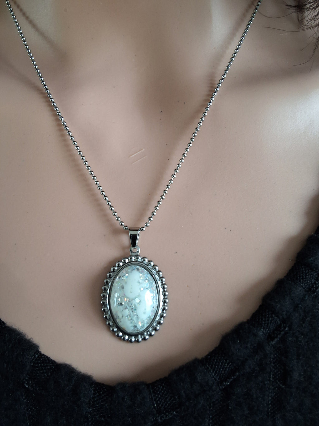 Le collier bonhomme de neige