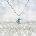 Collier grosses pommes vertes