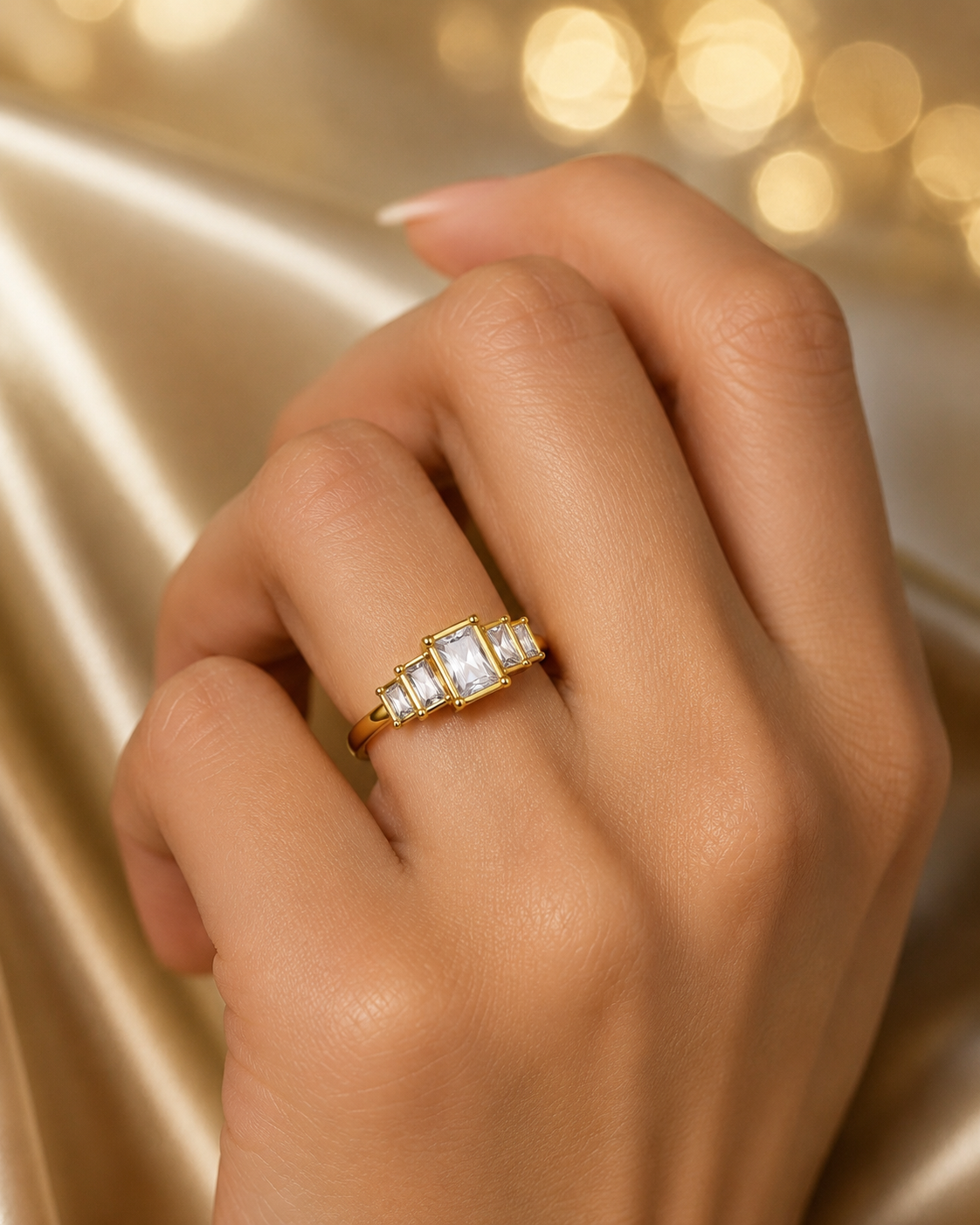 Bague 5 oxydes