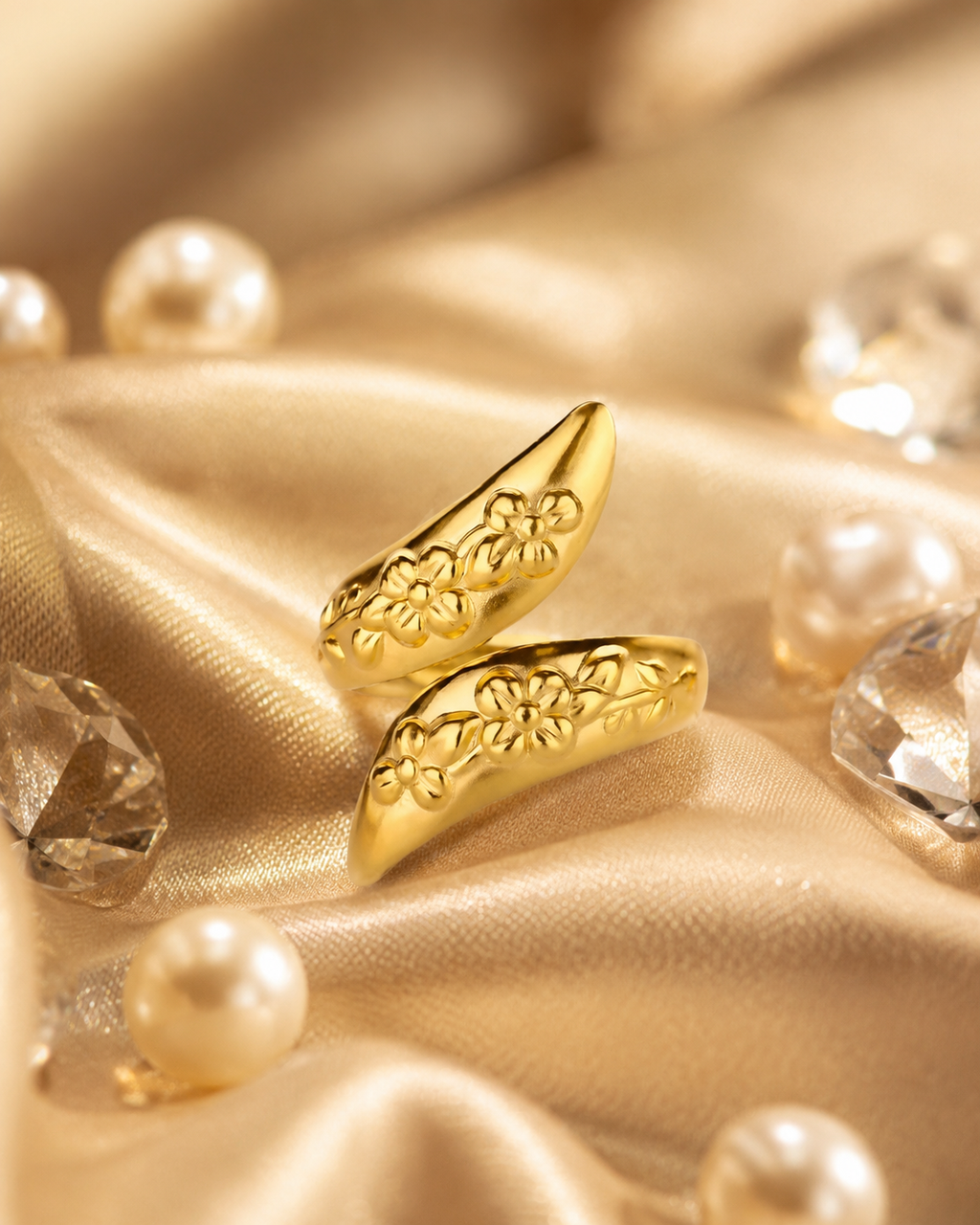 Bague fleur éternelle