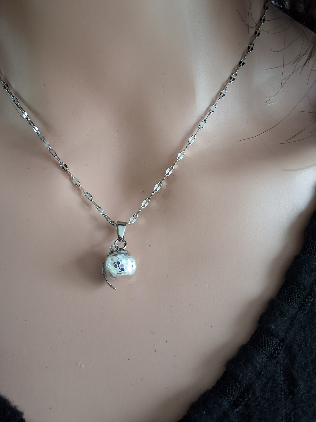 Les colliers petites pommes vertes