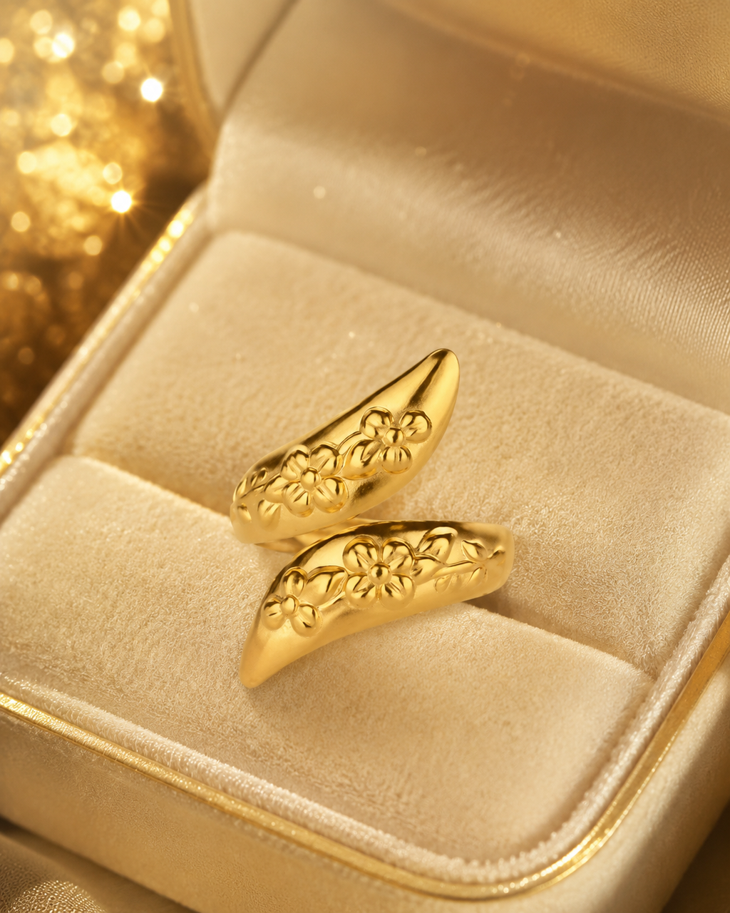 Bague fleur éternelle