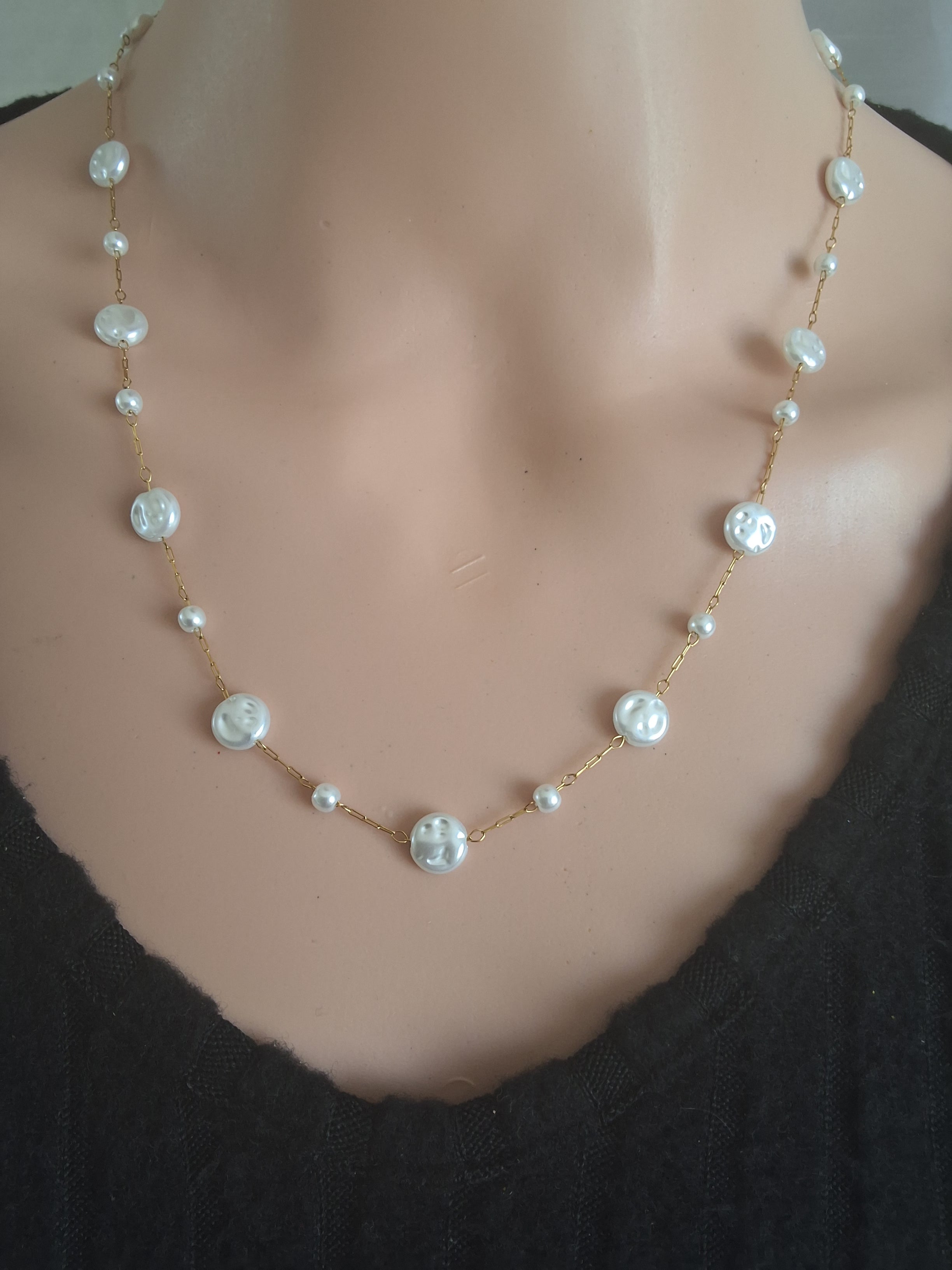 Collier Nacré — Éclats de Lune