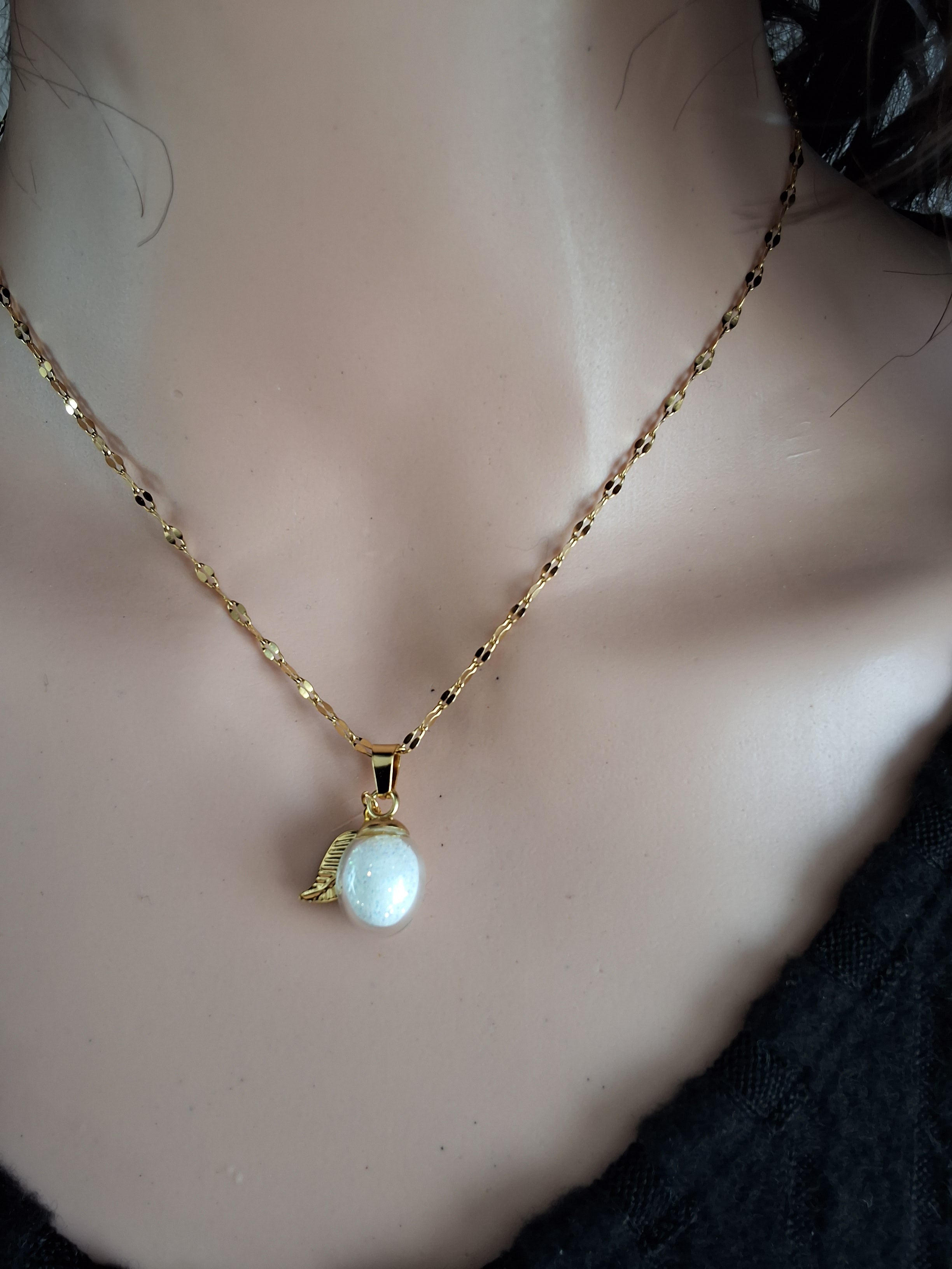 Collier abricot