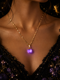 Collier Myrtille Violette — Lueur d’Améthyste