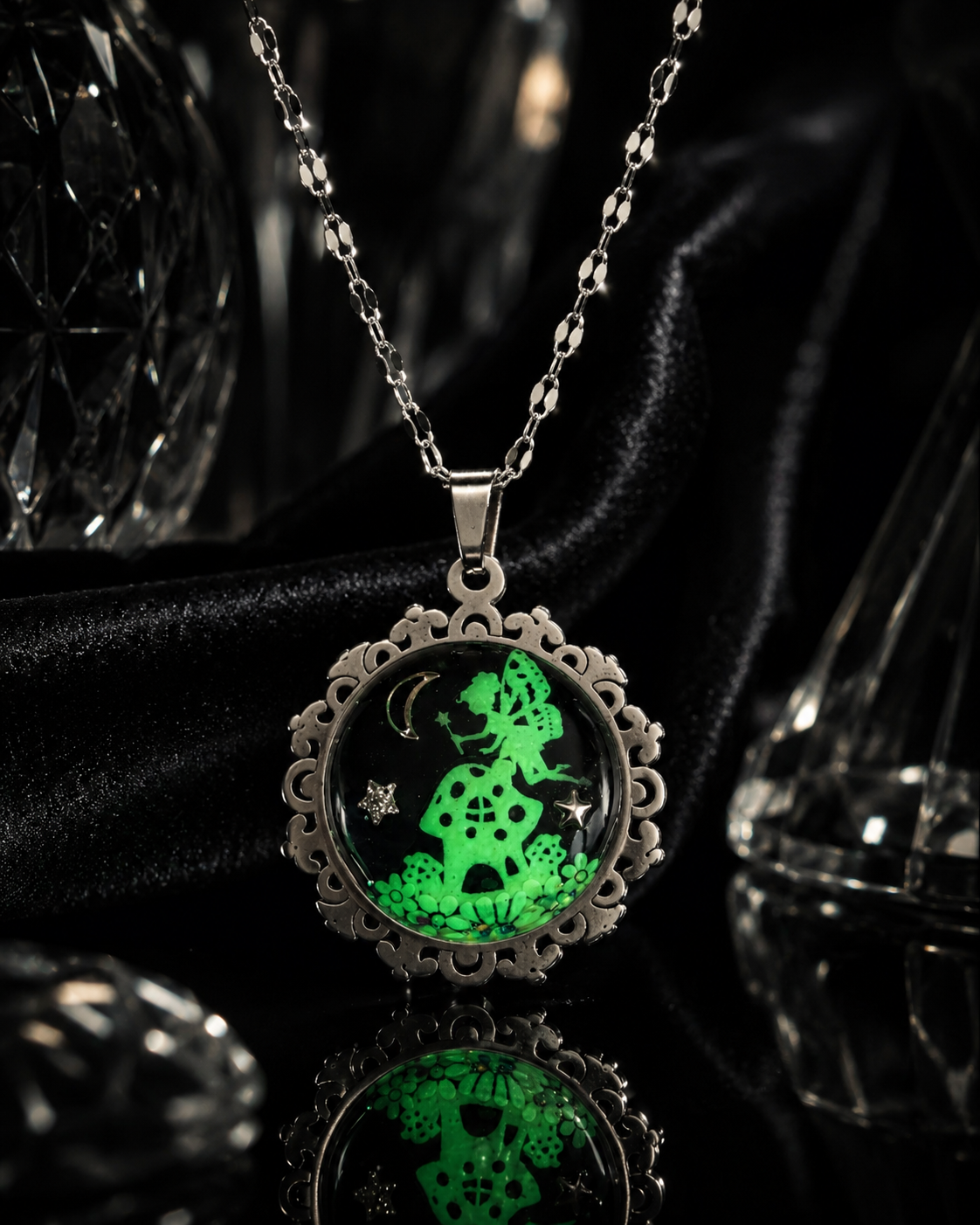 Collier de la fée félicia sur petite perle magique