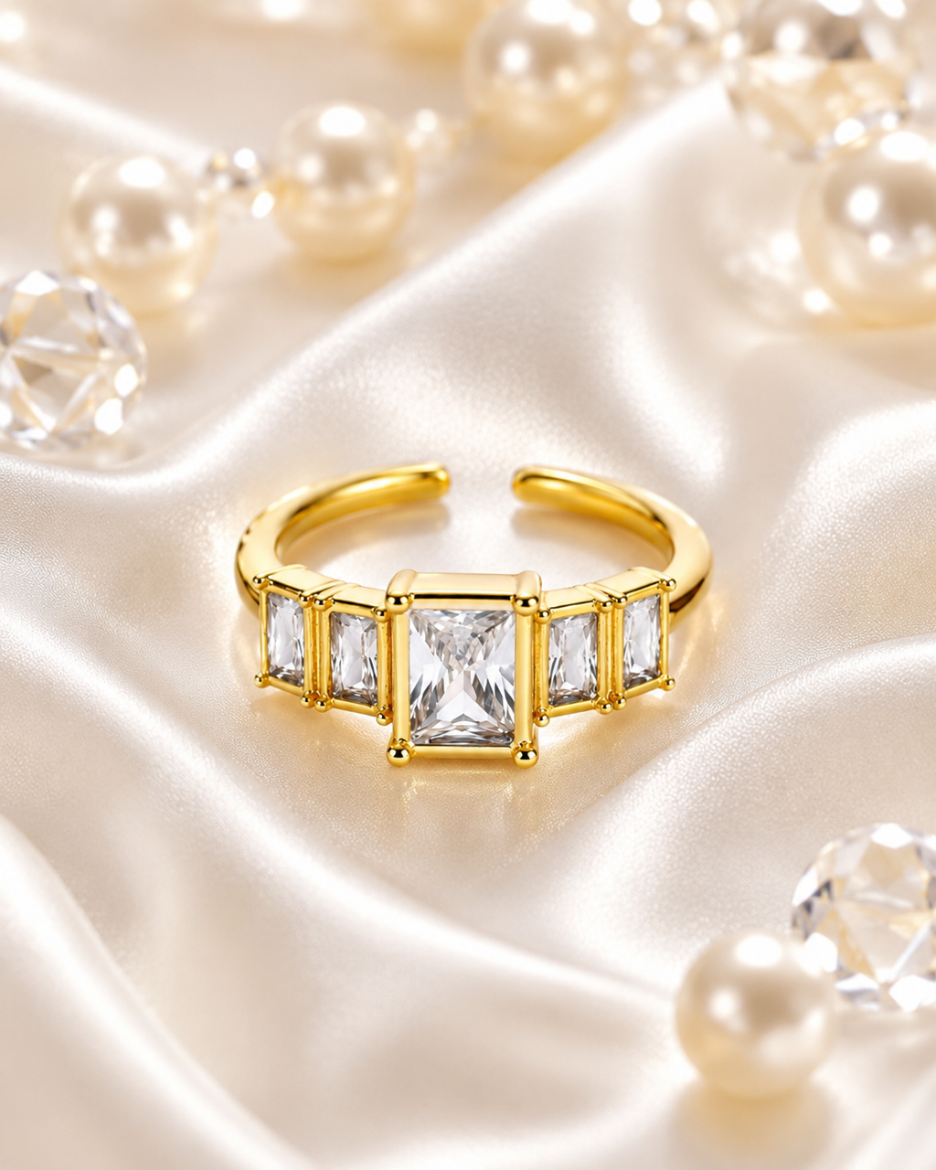 Bague Éclat royal 5 oxydes