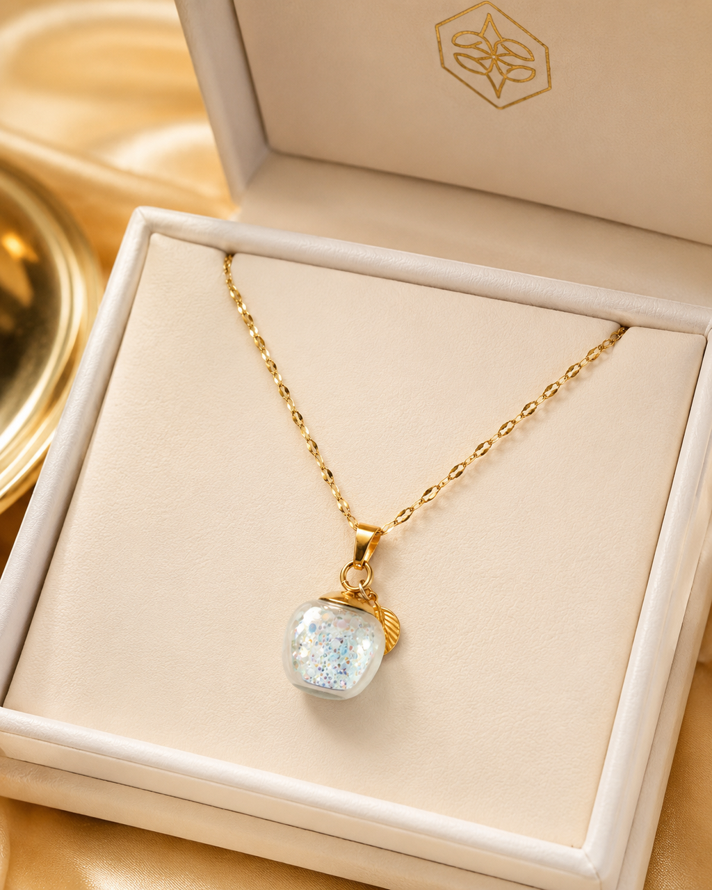 Le collier Pomme rouge — Éclat de Cristal