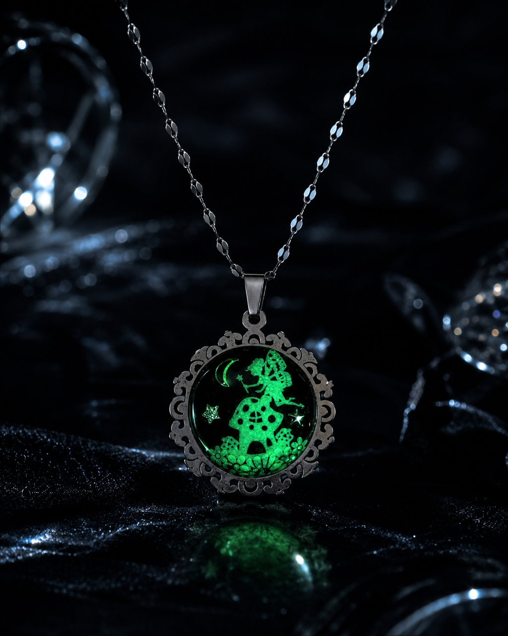 Collier de la fée félicia sur petite perle magique