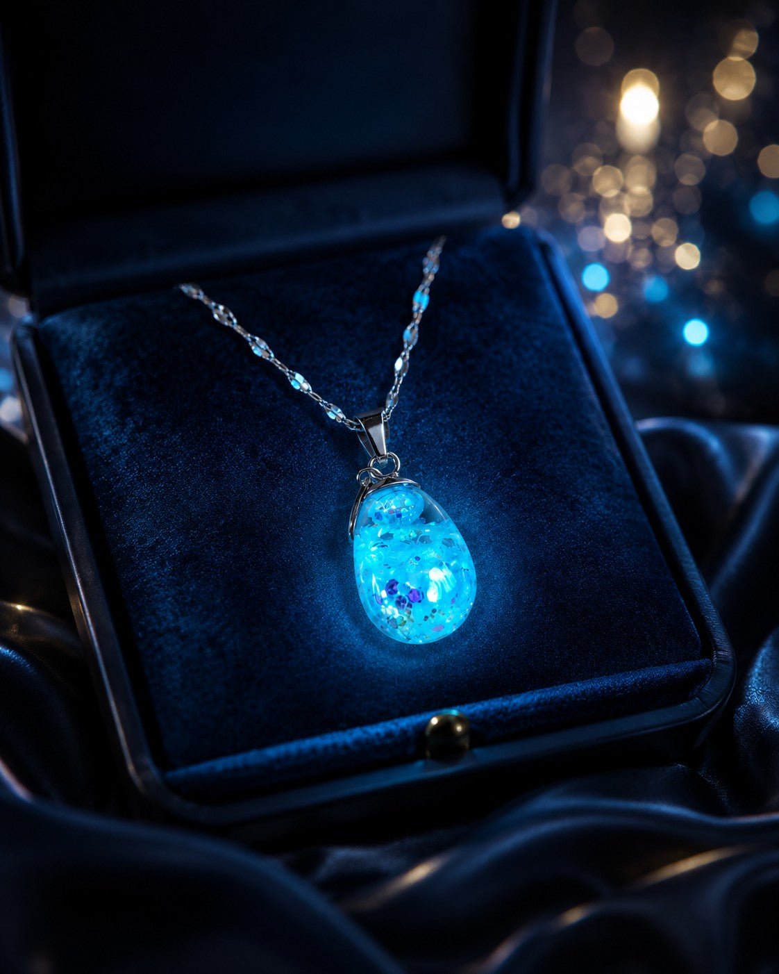 Collier gouttes d’eau