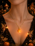 Collier Mandarine — Lueur d’Orange