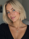 Collier petite étoile de mer en cristal argent