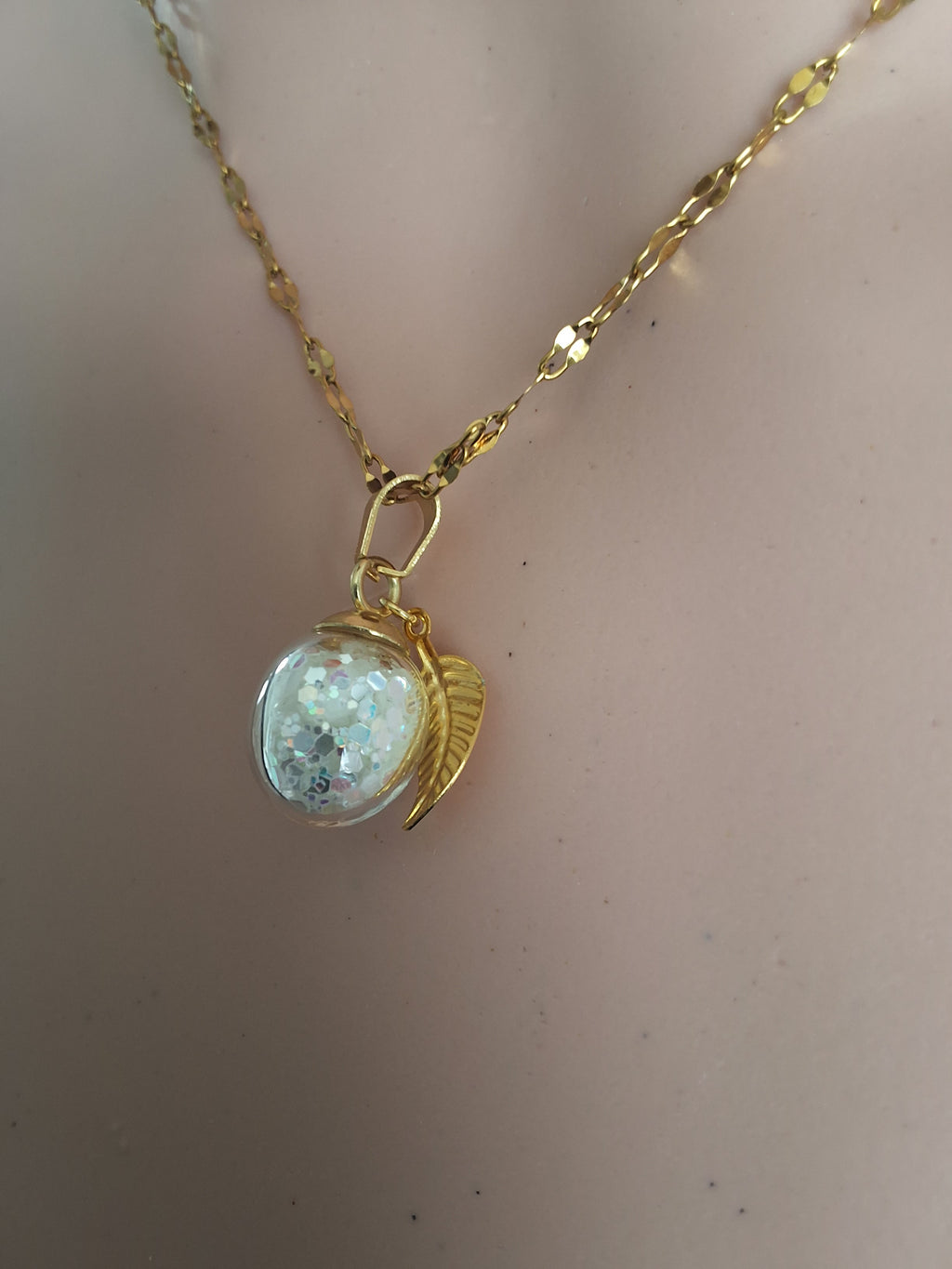 Collier Prune verte