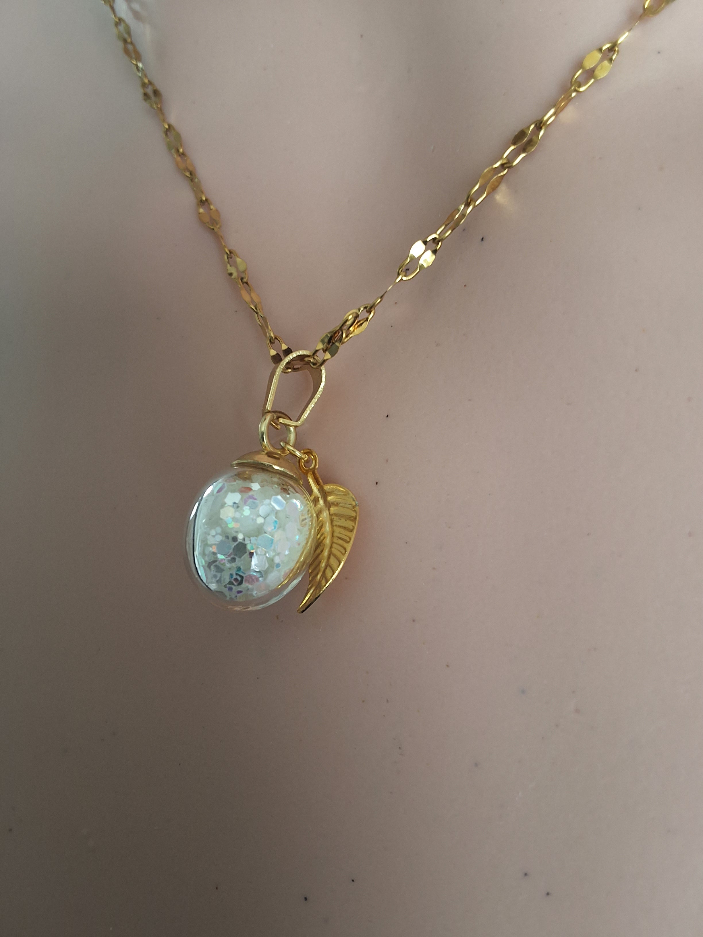 Collier Prune verte