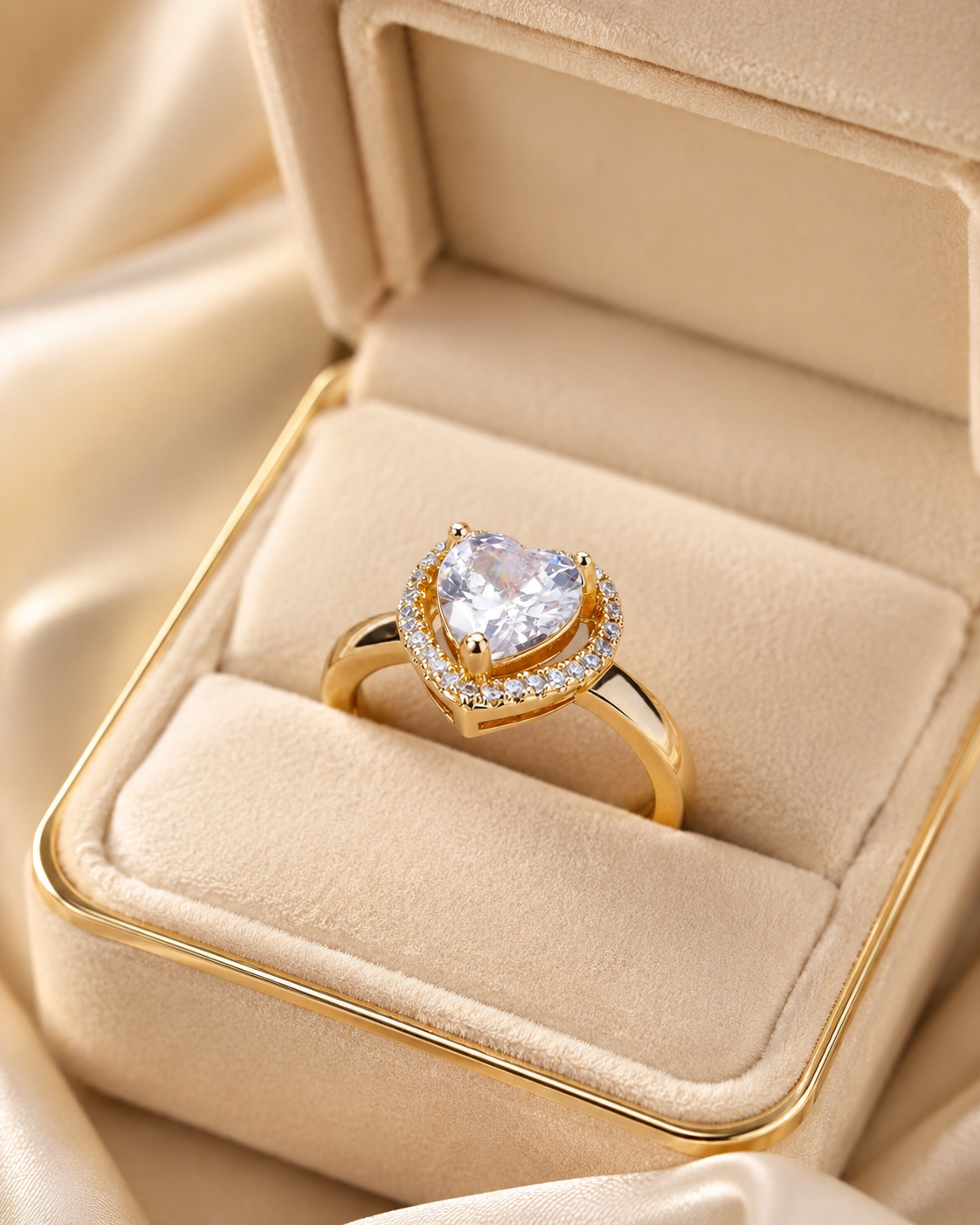 Bague coeur