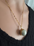 Collier pamplemousse orange
