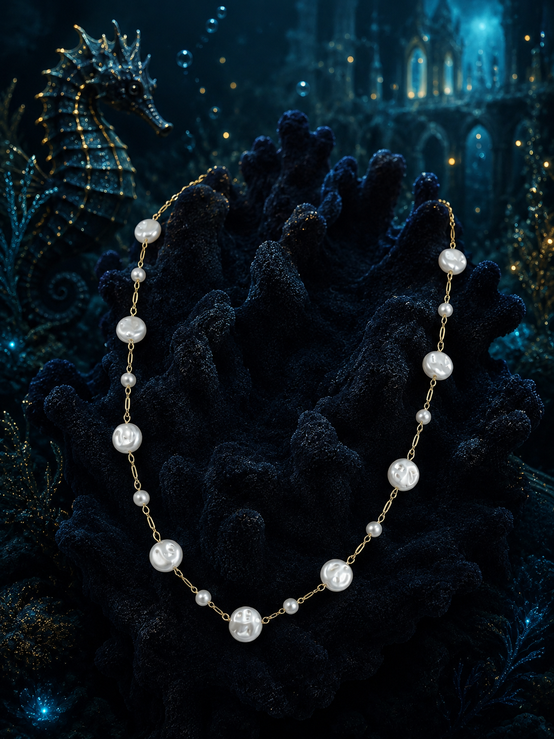 Collier Nacré — Éclats de Lune
