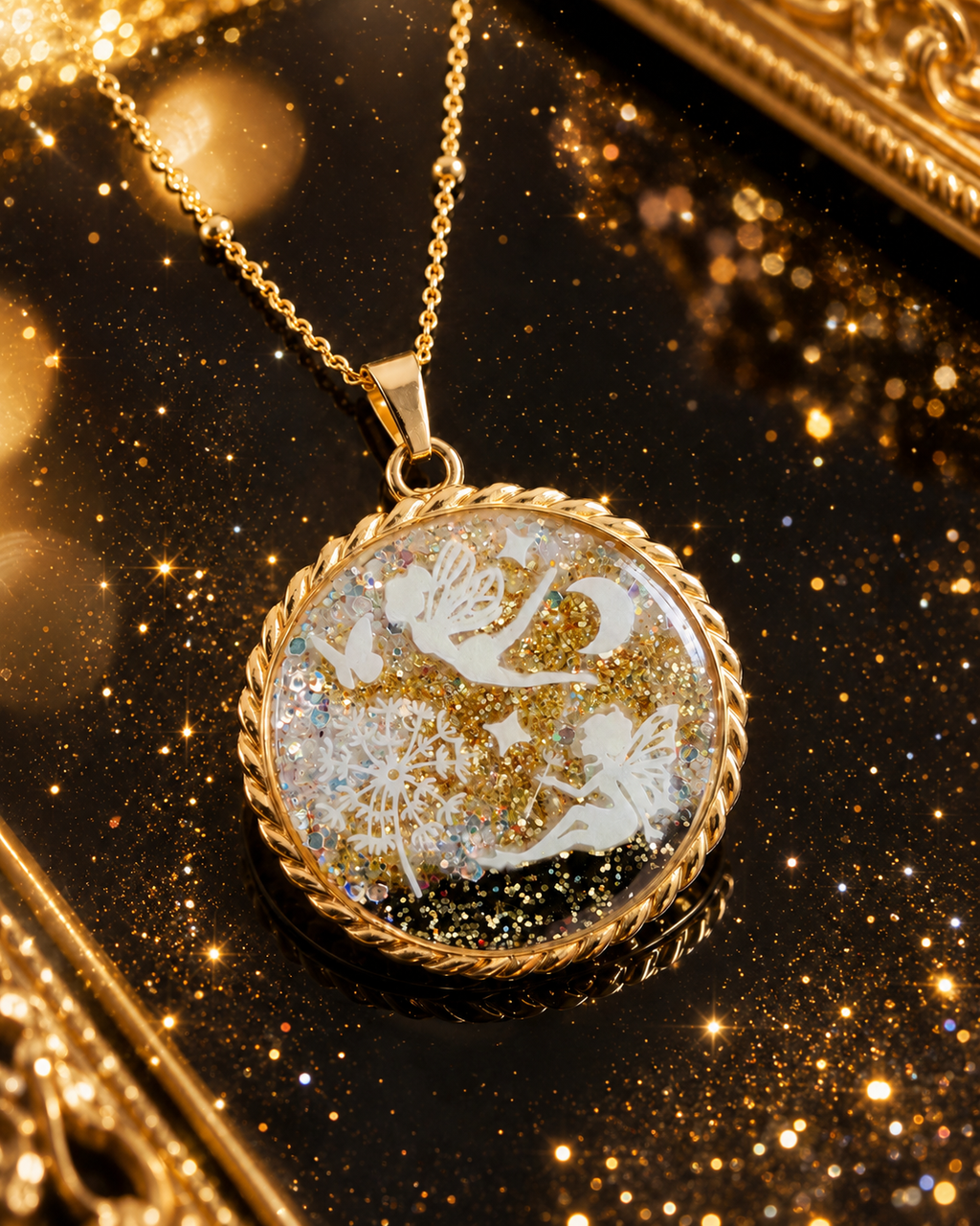 Collier de la fée planissette avec la fée mina