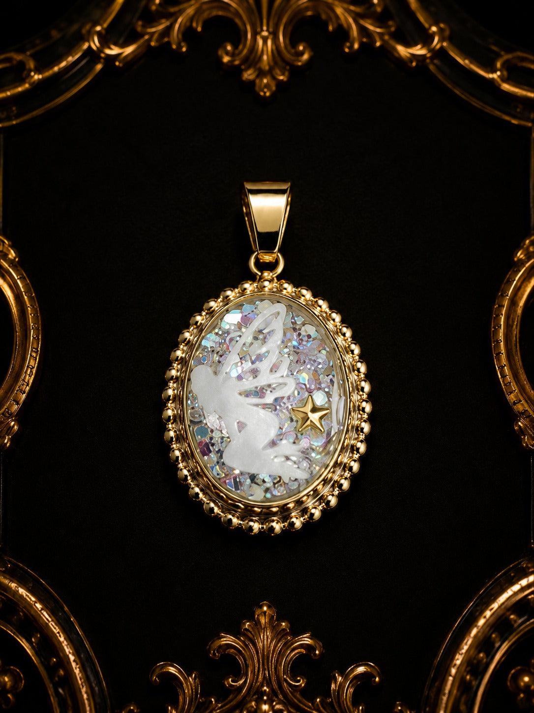 Collier Stellia – Fée lumineuse aux petites perles blanches