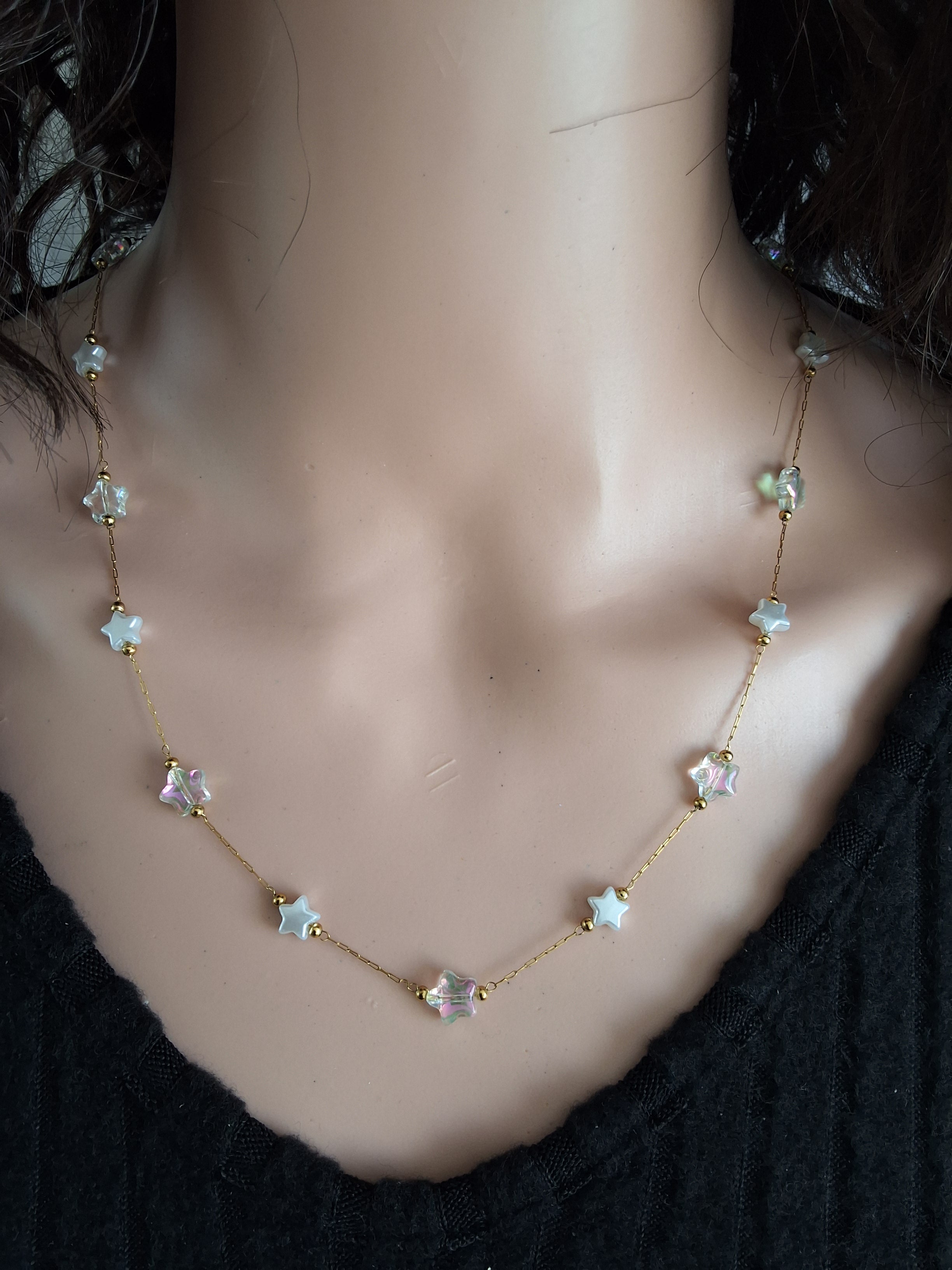 Collier pluie d’étoiles